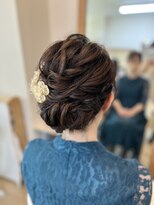 ロカット サロン(Roquat Salon)&nbsp;シニヨンブライダル列席アレンジ【ヘアセット/立川/立川南/袴】