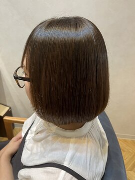 ネウィ 大分中央町店(newi) 【MIKOTO】@mikoto_newi 髪質改善ストレート×丸みボブ
