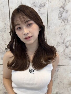 ルームバイシー 新宿(Loom. by Sea) 韓国風前髪×レイヤーカット【髪質改善/新宿/レイヤーカット】