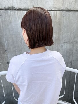 イーストハムネオ(EAST HAM NEO) 切りっぱなしボブ/ぱっつんボブ/ヘアドネーション/縮毛矯正