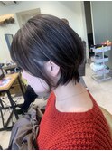 前下がりショートボブ