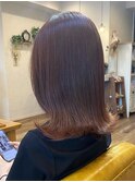 Myrtille☆ピンクアッシュ×切りっぱなしボブ