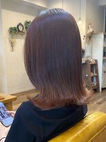 ミルティ(Myrtille)&nbsp;Myrtille☆ピンクアッシュ×切りっぱなしボブ