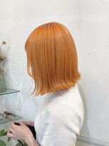 ネオリーブアピ 池袋店(Neolive api)&nbsp;【ブリーチ1回オレンジカラー】池袋髪質改善