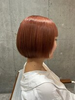 エヌアンドエー 草加店(N&A)&nbsp;大人かわいい丸みボブ 透明感カラー艶髪ハイトーンヘア