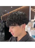 波巻きパーマ