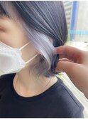Goofy銀座/イヤリングカラー/プラチナホワイト/ボブ/