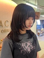 ハチ(HACHI)&nbsp;ダークオリーブブラウンで透け感up♪