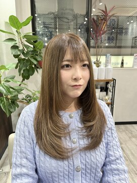 ベルヘアーデザイン 堺東(Belle hair Design) レイヤー/前上がりレイヤー/ブリーチなし/韓国風/小顔ヘア/堺東