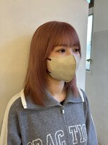 ポート 蕨(PORT)&nbsp;顔周りレイヤー×ピンクベージュ◎【高岩美季】