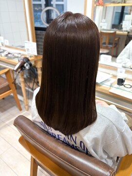 プラグ バイ ネオリーブ(plug by neolive) チェリーブラウン×髪質改善[髪質改善/縮毛矯正/韓国]A