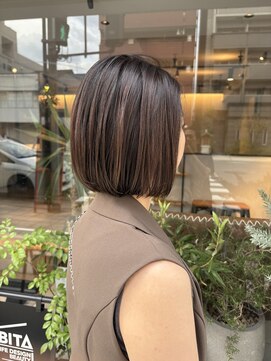 ヘアサロン ビータ(Hair salon BITA) パッツリミニボブ