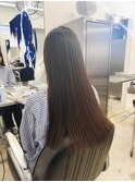 艶々縮毛矯正ストレート