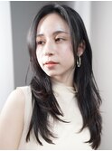 ロングレイヤーカット*顔周りレイヤー*ハッシュカット*髪質改善