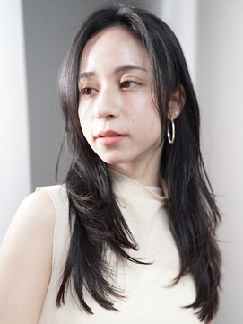 ロングレイヤーカット*顔周りレイヤー*ハッシュカット*髪質改善