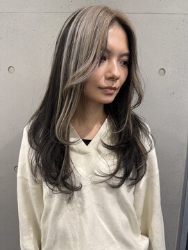 レイヤーカット×セクションカラー