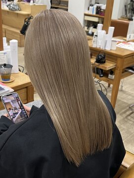 メアリー バイ メリー(marry by merry) 【立町メアリーバイメリー】ケアブリーチ×ホワイトベージュ