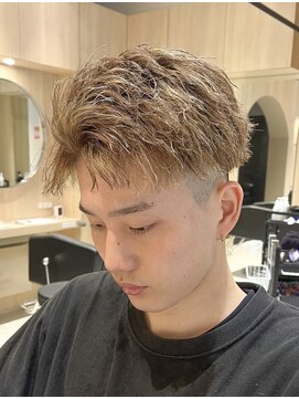 レボ 片町店(Revo) ブラウンメッシュ×ツイストスパイラル