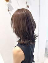 アルブル エト シミー(Arbre et chimie)&nbsp;着物ヘア/ダークアッシュ/ミディアムレイヤーカット/東村山