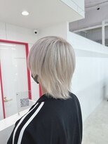 ジーナ オム 札幌(Zina Homme) ホワイトベージュ*ニュアンスウルフ*メンズ*Zina Homme札幌