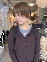 キュヴェ(cuvee)&nbsp;マッシュショート/ミルクティーブラウン