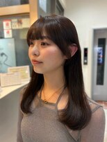 ヘアアンドメイク シークネクスト(HAIR&MAKE SeeK NEXT)&nbsp;ツヤ感たっぷりのダークブラウン