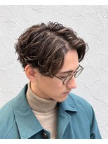 カスミ 霞(KASUMI)&nbsp;ブリティッシュな毛流れパーマ。　20代/30代/ファッジ系