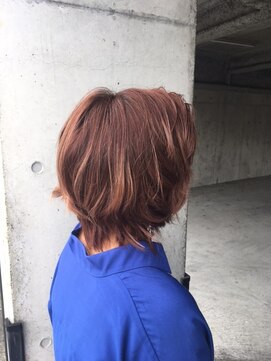 ヘアーデザインレコロ(hair design RECOLO) ハイトーンピンク