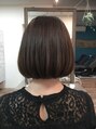 ミエルヘアーエスト 新宿店(mielhair est) ナチュラルな縮毛矯正をかけたボブスタイル☆【新宿】新宿