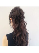 シャンプー 本庄店(SHAMPOO)&nbsp;ゆるふわルーズなお呼ばれハーフアップ