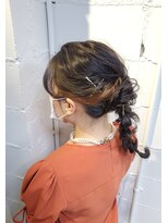 パリスパート2 ポニー編みおろし ヘアアレンジ