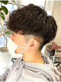 ソフトツイスパ/刈り上げマッシュ/無造作パーマ/ケアパーマ