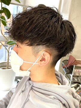 エリマ 調布(elima) ソフトツイスパ/刈り上げマッシュ/無造作パーマ/ケアパーマ