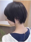 美髪にオトナかわいいホワイトグレージュネビージュショートボブ