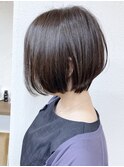 《knit銀座》大人可愛い20代30代40代ショートボブ丸み前下がり