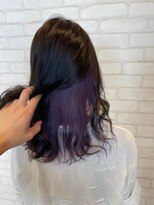 ビス リアン 川口店(Vis lien)&nbsp;インナーカラー/バイオレット/ケアブリーチ/