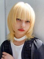 ミンクス 青山店(MINX) 【満田 伸一】ハイトーン×ミディアムウルフ