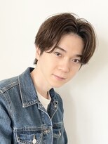 マイロ(mailo) ビジネスマンメンズセンターパート×ニュアンススパイラルパーマ