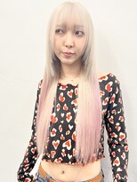 ココ 原宿(KOKO)&nbsp;黒髪小顔クラゲヘアーオリーブグレーココアベージュ