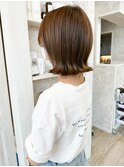 福山市 美容室 人気 caary 外ハネボブ垢抜けサイドバング