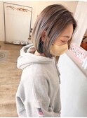 ブリーチハイライトダブルカラーボブ