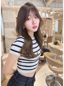 ロンドアリシア 金山(Lond Alexia) イヤリングカラー 縮毛矯正 韓国風 ダブルカラー 髪質改善_4319