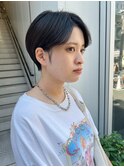 CAF松本/ハンサムショート/ブルーブラック/大阪/心斎橋