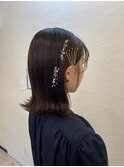 大阪梅田ヘアセットRicco!タイトボブおしゃヘア
