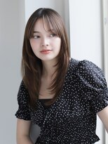 ウル 表参道(HOULe) ロング 髪質改善  ベージュカラー 酸熱 透明感カラー
