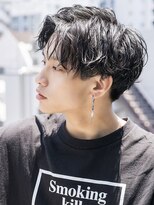 20代30代40代ニュアンスパーマ/アップバンク/ダークアッシュ