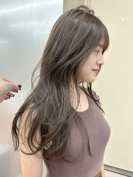 パークレーン アイス イヴェン(park lane ICI yeven) ブリーチなしカラー　オリーブベージュ　秋カラー/momoka