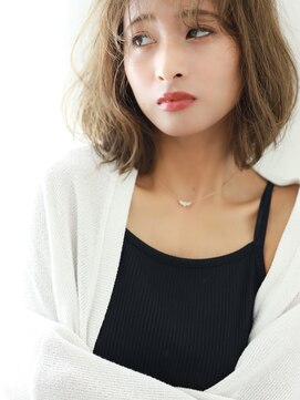 スリール バイ ミリー 江坂(Sourire by milly) 【Sourire江坂】オリーブベージュボブ×レイヤー