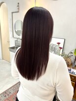 ヘアー アイス カンナ(HAIR ICI Canna)&nbsp;＊艶髪＊質感再整カラーで大人可愛い艶々ピンクカラー
