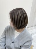 白髪ぼかしハイライト